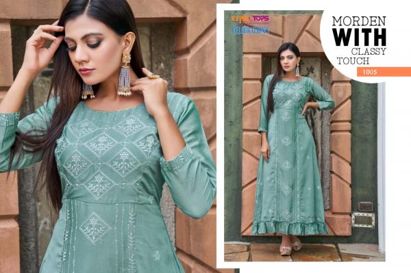 Tips Tops Celebrations Viscose Fancy Designer Kurti Collection